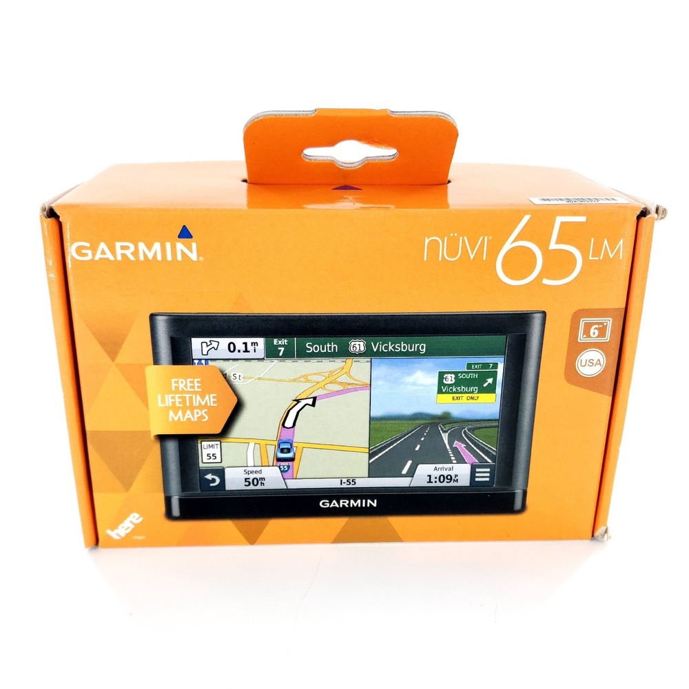 Garmin Nuvi 65LM Touchscreen GPS Navigation System Free Lifetime Maps Brand New